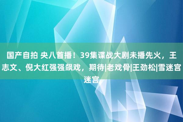 国产自拍 央八首播！39集谍战大剧未播先火，王志文、倪大红强强飙戏，期待|老戏骨|王劲松|雪迷宫